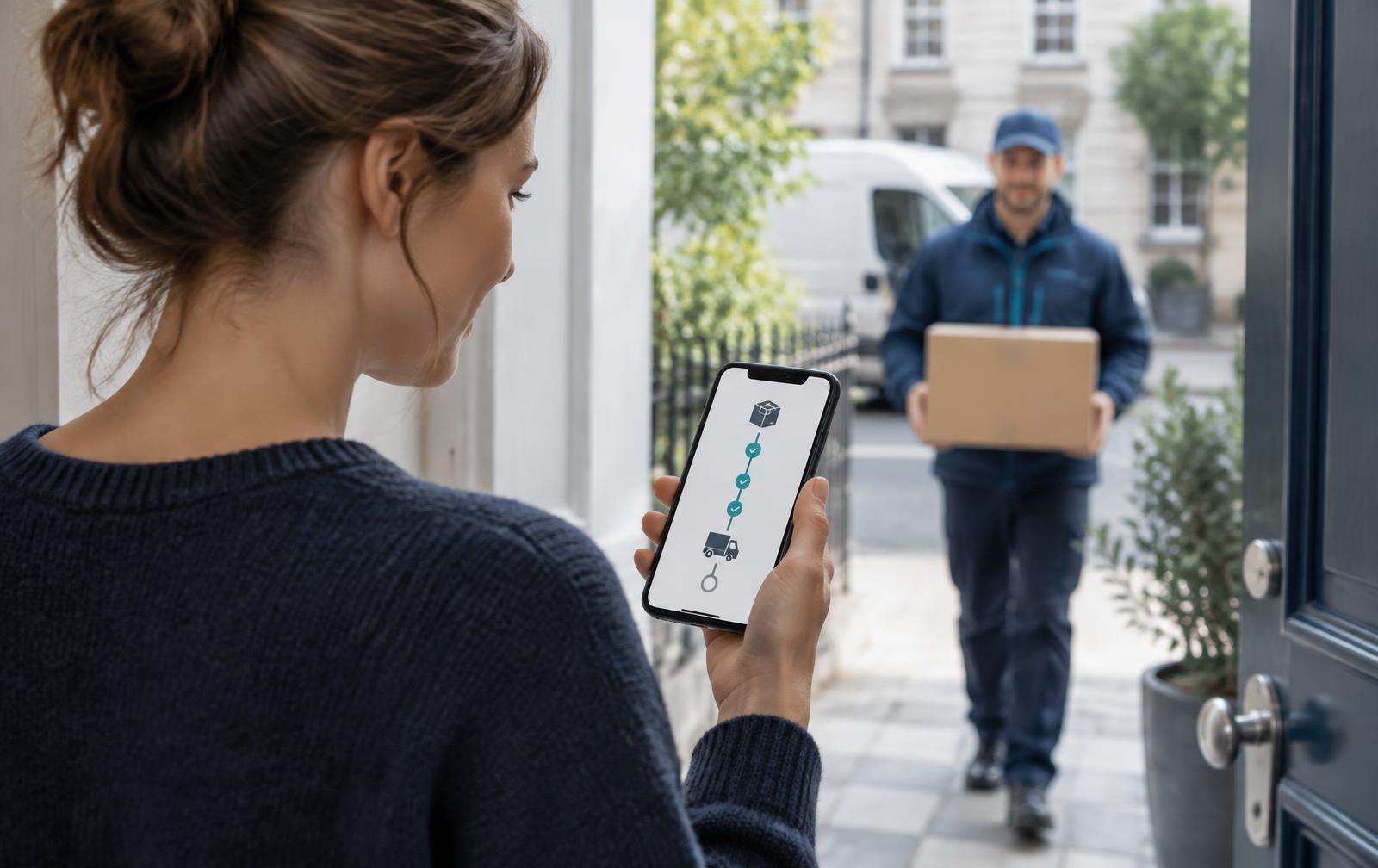 Ειδοποίηση tracking λίγο πριν από την παράδοση της παραγγελίας