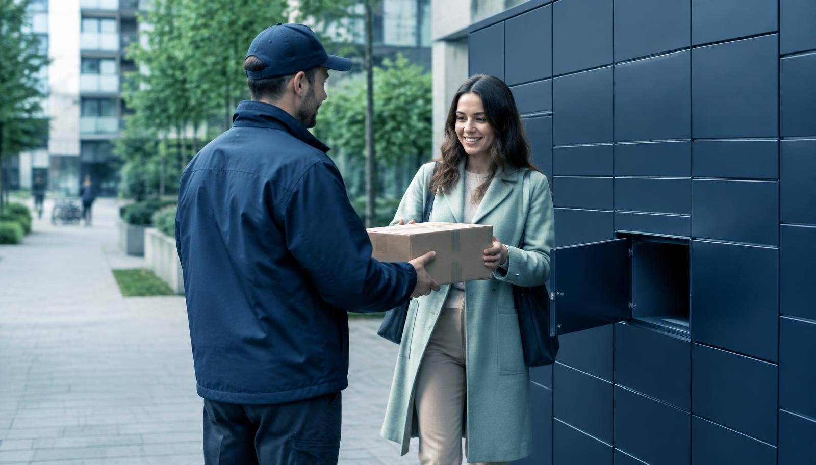 Παράδοση δέματος σε σημείο parcel locker